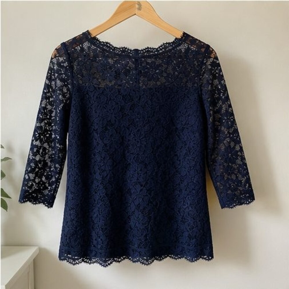 Teal V Neck Top